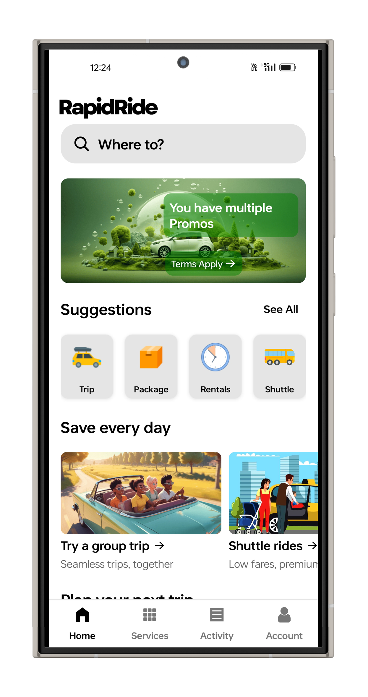 Taxi Booking App